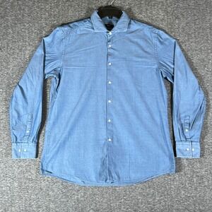 Hugo Boss Slim Fit Dress Shirt Mens Long Sleeve Light Blue‎ Cotton